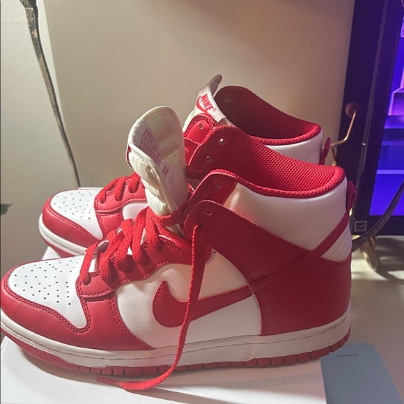 Nike Shoes - Nike Women's Bold Red and White Sneakers